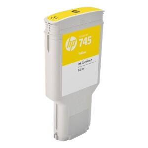 HP Cartuccia D'Inchiostro Giallo F9K02A 745 300Ml Originale