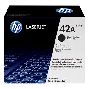 HP Toner Nero Q5942A 42A 10000 Copie Originale