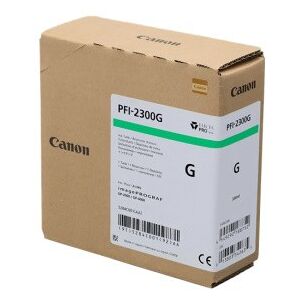 Canon Cartuccia D'Inchiostro Verde Pfi-2300G 5284C001 330Ml Originale