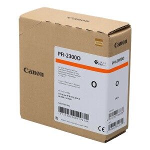 Canon Cartuccia D'Inchiostro Arancione Pfi-2300O 5283C001 330Ml Originale