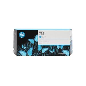 HP Cartuccia D'Inchiostro Ciano 676M6A 738 300Ml Originale