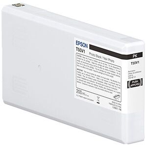 Epson Cartuccia D'Inchiostro Nero (Foto) C13T55W100 T55W1 200Ml Originale