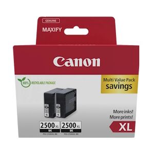 Canon Multipack Nero Pgi-2500Bk Xl 9254B011 2500 Copie Originale