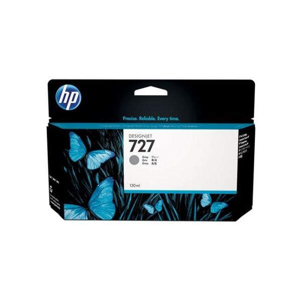 hp 727 grigia b3p24a cartuccia originale gray per hp designjet t1500,t2500,t920 727 capacita 130ml