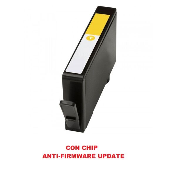italy's cartridge cartuccia 912xl giallo 3yl83ae con chip anti-firmware update compatibile hp officejet 8012,8014,8015, pro 8022,8024 825 pagine