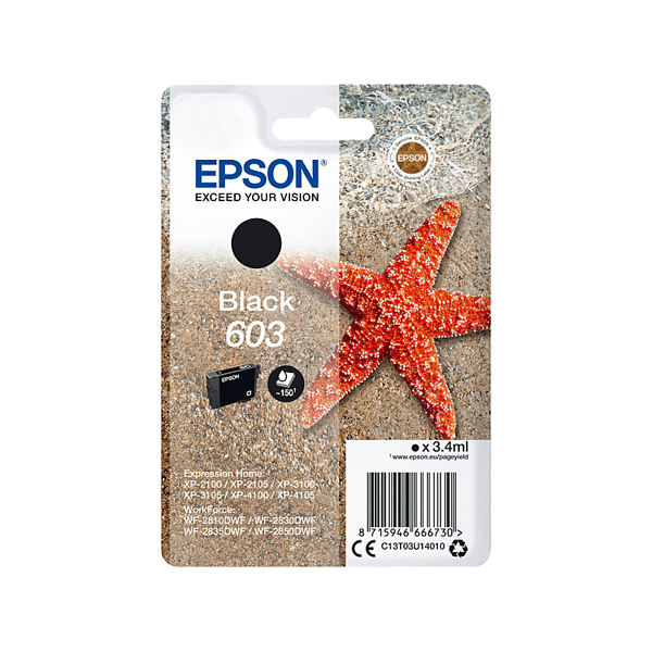 epson cart.ink stella marina 603 nero