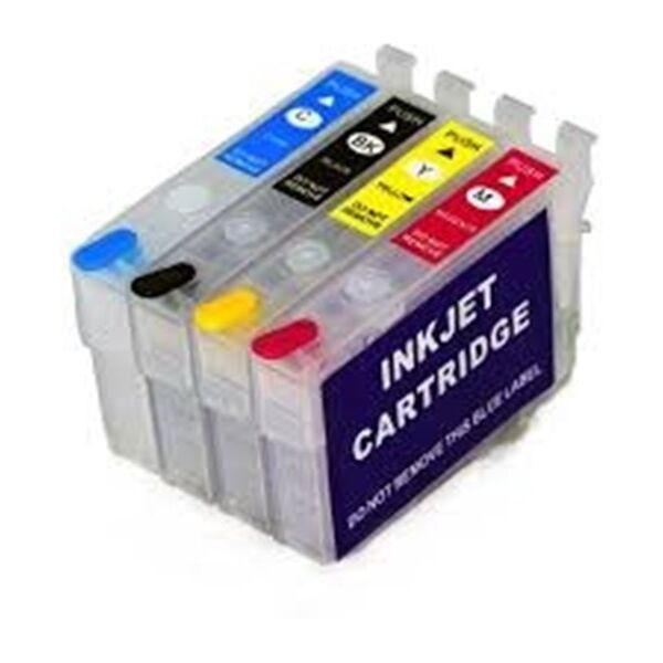 epson 4 cartucce vuote (1 nera + 1 per colore) autoresettanti  serie 603 xl stell