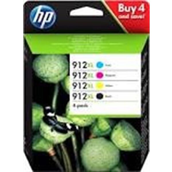 hp originale 912xl 3yp34ae  hewlett packard nero + colore