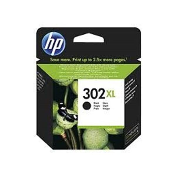 hp originale cartuccia hewlett packard 302xl nero  f6u68ae