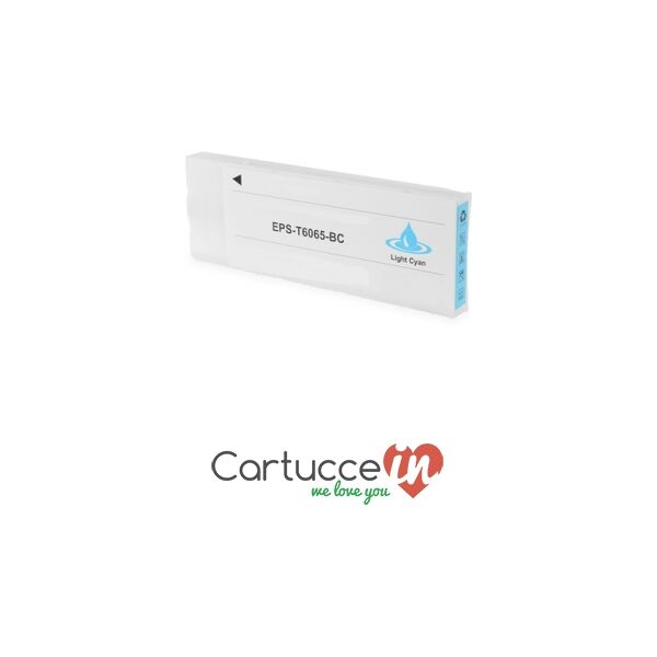 cartuccein cartuccia compatibile epson t6065 / c13t606500 ciano chiaro