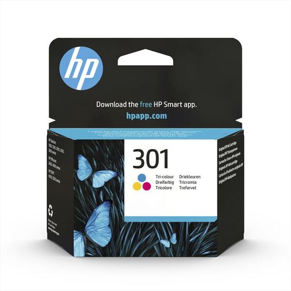 hp cartuccia 301 tricomia-tricromia