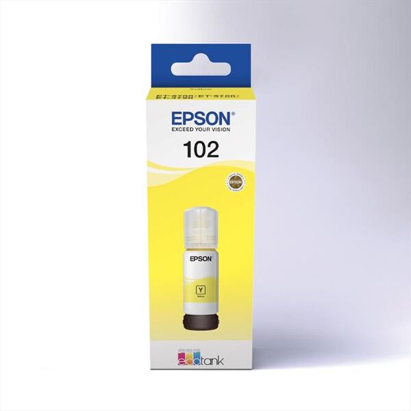 epson 102 flacone di inchiostro ecotank t03r4 giallo-giallo