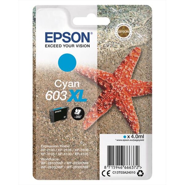 epson 603 stella marina t03a xl single ciano-ciano