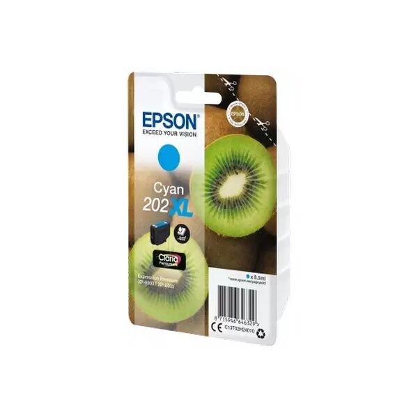 cartuccia epson c13t02h24010 202 xl kiwi originale ciano