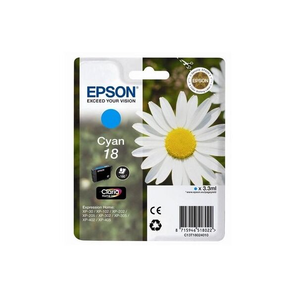 cartuccia originale epson expression home xp-102 ciano