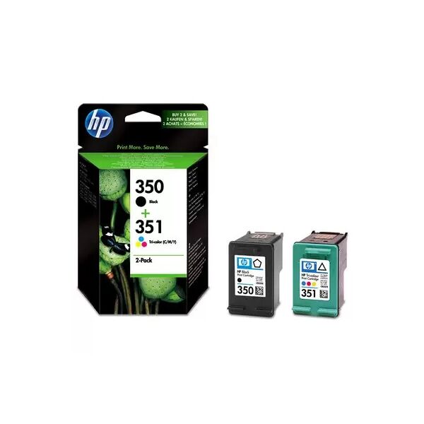 cartuccia originale hp sd412ee multipack 350/351 (conf. da 2 pz.) nero+colore