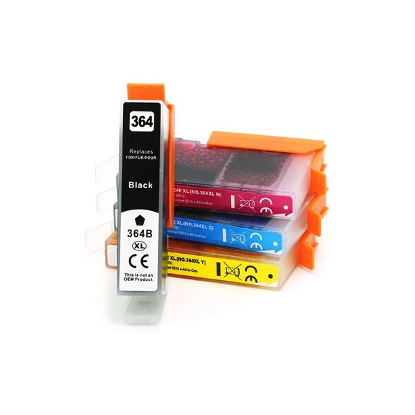 offertecartucce.com 4 cartucce hp n9j74ae multipack nero + colore compatibile per hp deskjet 3520v