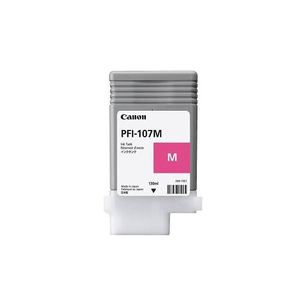 6707b001aa cartuccia originale inkjet compatibile con canon imageprograf colore magenta - 6707b001 pfi-107m