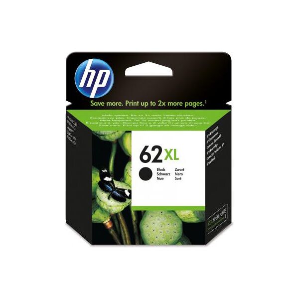 c2p05ae cartuccia originale inkjet nero per stampante multifunzione hp envy 5640 e-aio, hp envy 7640 e-aio 600 pagine - c2p05ae n° 62xl