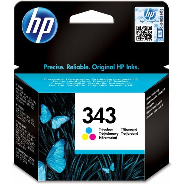 hp c8766ee#abe cartuccia originale inkjet colore ciano, magenta, giallo compatibile con deskjet 460/5740/6540/6620/6840/9800/f2180 - c8766ee