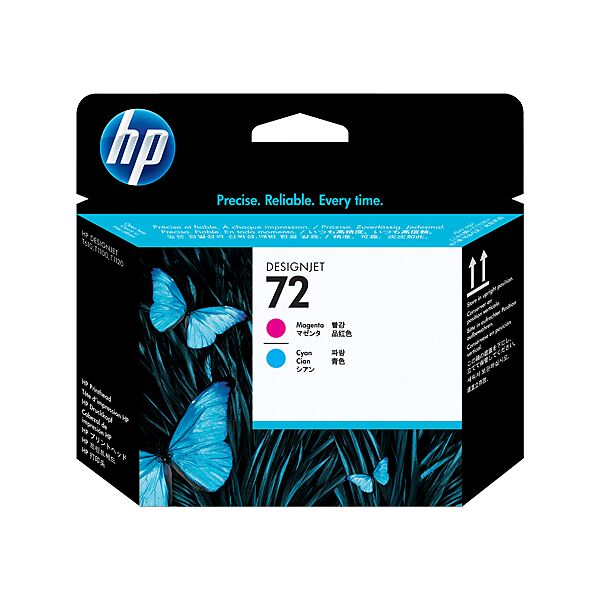 hp c9383a testina di stampa 72 magenta/ciano - 72 c9383a