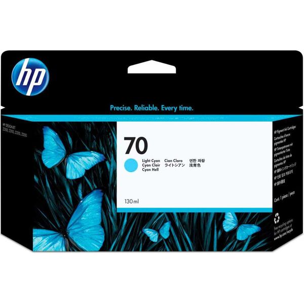 hp c9390a cartuccia originale inkjet colore ciano chiaro compatibile con designjet z2100, z3100 - c9390a