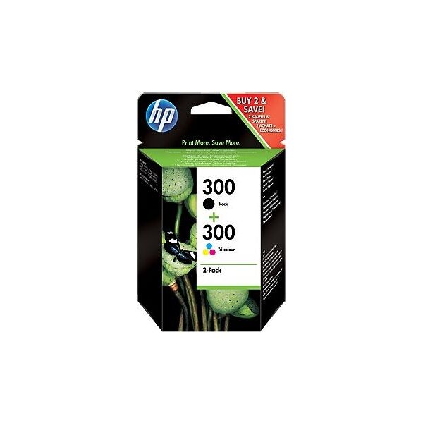 cn637ee cartuccia originale inkjet multipack compatibile hp deskjet / photosmart / envy colore nero / giallo / magenta / ciano - serie 300 - cn637ee