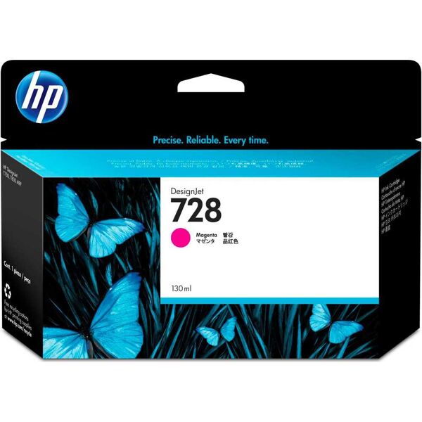 hp f9j66a cartuccia originale magenta - 728 f9j66a