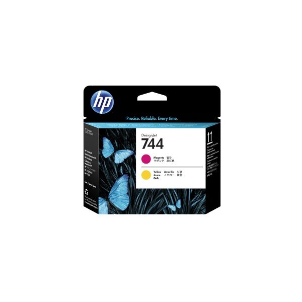 hp testina per stampa magenta / giallo f9j87a 744 originale