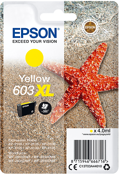 Epson CART.INK STELLA MARINA 603XL GIALLO