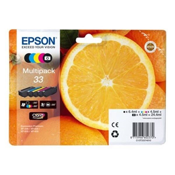 Epson Originale C13T33374020   nero + nero + colori