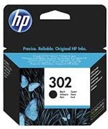 HP Originale Cartuccia Hewlett Packard 302 nero  F6U66AE