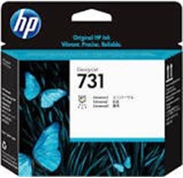 HP Originale Cartuccia Hewlett Packard 731 nero + nero + colori  P2V27A