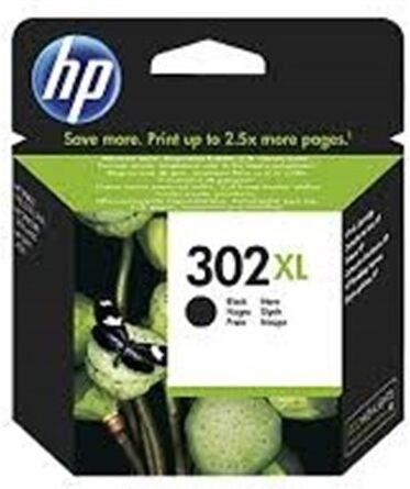 HP Originale Cartuccia Hewlett Packard 302XL nero  F6U68AE