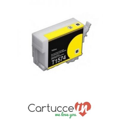 CartucceIn Cartuccia compatibile Epson C13T15744010 / T1574 Tartaruga giallo