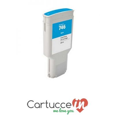 CartucceIn Cartuccia compatibile Hp P2V80A / 746 ciano