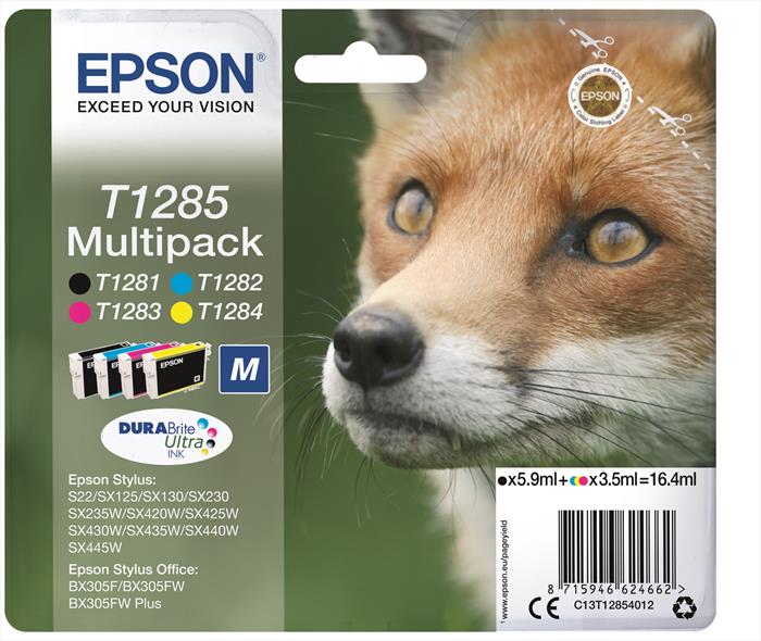 Epson C13t12854022-multipack (b,c,m,y)