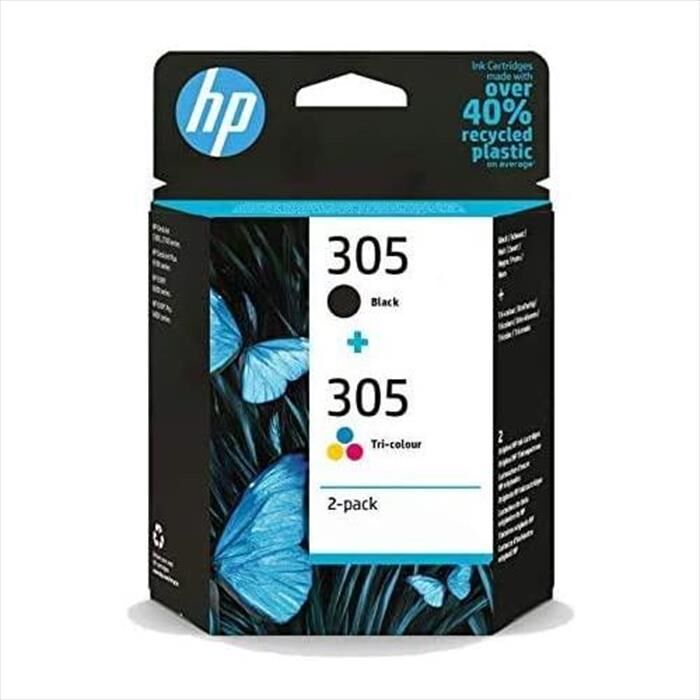 HP 305 Combo Pack 2 Cartucce Originali-nero E Tricromia