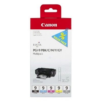 Cartuccia Canon 1034B013 Multipack PGI-9 (Conf. da 2 pz.) originale NERO+COLORE