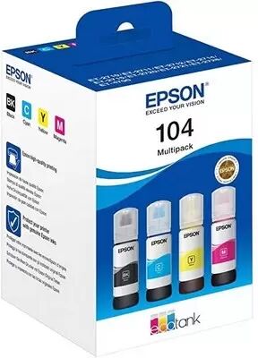 Cartuccia originale Epson C13T664640 Multipack 664 (Conf. da 4 pz.) NERO+COLORE