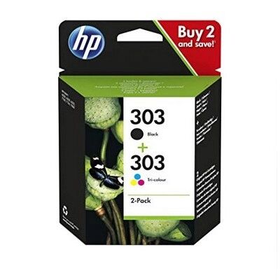 Cartuccia originale Hp 3YM92AE Multipack 303 (Conf. da 2 pz.) NERO+COLORE