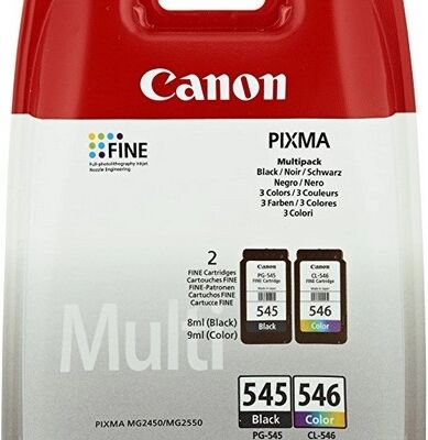 Cartuccia originale Canon 8287B006 Multipack PG-545 / CL-546 (Conf. da 2 pz.) NERO+COLORE