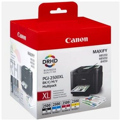 Cartuccia originale Canon 9254B004 Multipack PGI-2500XL (Conf. da 4 pz.) NERO+COLORE
