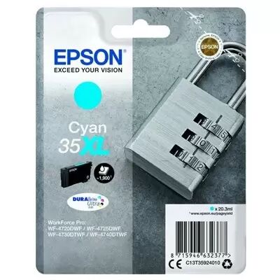 Cartuccia originale Epson WORKFORCE PRO WF-4730DTWF CIANO