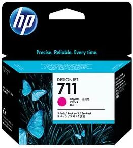 Cartuccia originale Hp CZ135A Multipack 711 (Conf. da 3 pz.) MAGENTA