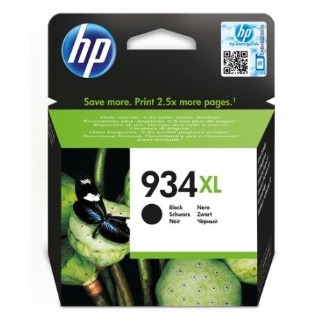 HP Cartuccia originale inchiostro nero ad alta capacità 934XL (C2P23AE#301)