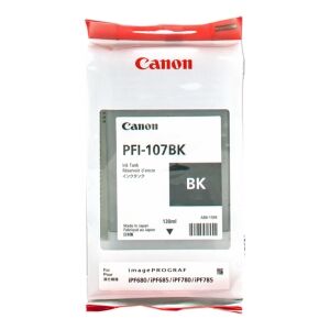 Canon Cartuccia D'Inchiostro Nero Pfi-107Bk 6705B001 130Ml Originale