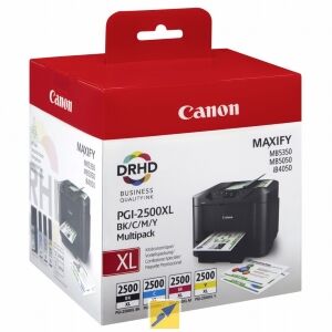 Canon Multipack Nero / Ciano / Magenta / Giallo Pgi-2500Xl 9254B004 Originale