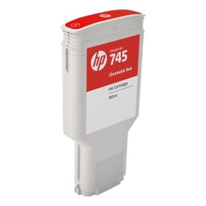 HP Cartuccia D'Inchiostro Rosso F9K06A 745 300Ml Originale