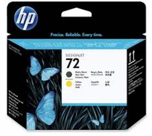 HP Testina Per Stampa Giallo / Nero (Opaco) C9384A 72 Originale